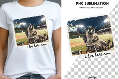 Funny raccoon png design for T-shirts Product Image 1