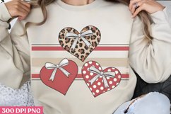 Hearts PNG, Coquette Valentines Day Sublimation PNG Product Image 2