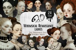 Whimsical Renaissance ladies Product Image 1
