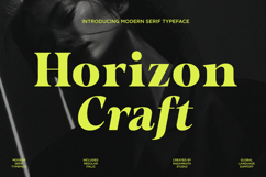 Horizon Craft - Bold Magazine Serif Font Product Image 1