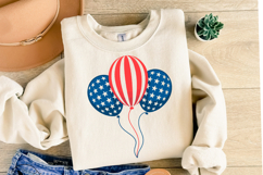 USA Balloons Svg Design | Svg Cut Files | Shirt Svg Product Image 1