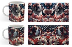 4th Of July | 3D Dog American Patriotic Mug Wrap Product Image 4