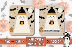 Cartoon Halloween Ghost Gift Card Printable Product Image 1