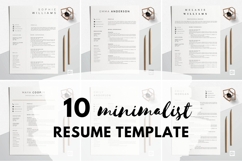 Professional Minimalist Resume Template Word Bundle Product Image 2