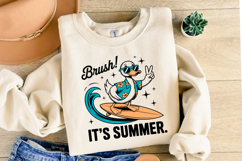 Brush It&#039;s Summer svg | Svg Files for Cricut | Shirt Svg Product Image 2
