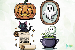 Pixel Art Halloween Sublimation Product Image 1