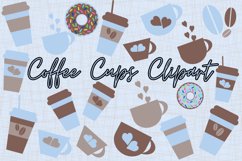 brown and blue Coffee clipart Product Image 1