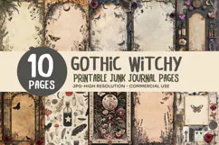 Witchy Botanical Junk Journal Pages Product Image 1