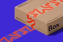 Box &amp; Duct Tape Mockup Product Image 1