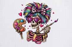 Funny Skeleton Messy CLIPART PNG Product Image 2