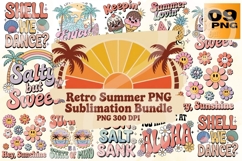 Retro Summer PNG Sublimation Bundle 20 Product Image 1