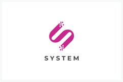 System Letter S logo design vector template Product Image 1
