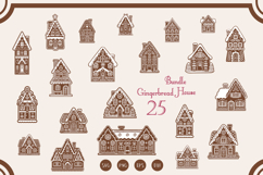 Gingerbread House SVG Bundle: Christmas Cut File Product Image 1