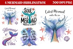 Mermaid Sublimation PNG Product Image 1