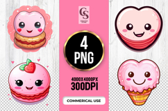 Floral Heart Frame Clipart Sublimation PNG Product Image 1