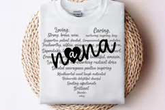 Nana Heart Shape SVG, Mother's Day Heart, Mother's Day SVG Product Image 1