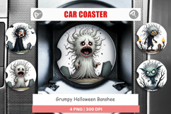 Car Coaster Grumpy Banshee Product Image 1