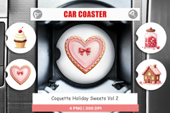 Coquette Holiday Sweets Car Coaster Product Image 1