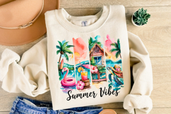Summer Vibes Svg | Svg Files for Cricut | Shirt Svg Product Image 2
