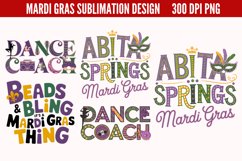Mardi Gras Sublimation Bundle PNG Product Image 2