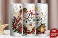 Light of the World 20oz Tumbler Wrap, Christian Christmas Na Product Image 2