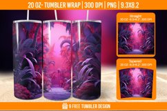 Forest Tumbler Wrap Designs, Sublimation Wrap Product Image 1