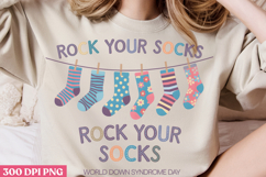 Rock Your Socks World Down PNG, Syndrome Sublimation PNG Product Image 2