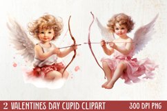 Valentines Day Cupid Sublimation Bundle, Cupid Watercolor Product Image 1