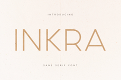 Inkra Modern Minimal Sans Serif Font Product Image 1