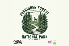 Forbidden Forest SVG, Wizard World PNG, Magic School Shirt Product Image 1