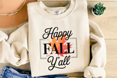 Happy Fall Y'all Svg | Thanksgiving Svg | Shirt Svg Product Image 1