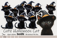 Halloween black cat Sublimation Product Image 1