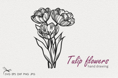 Tulips Flowers SVG Product Image 1