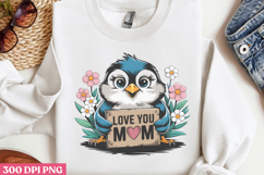 Cute Animals Mothers Day Clipart Bundle PNG Product Image 8