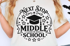 Next Stop Middle Grade Svg, Middle School Svg, Graduate Svg. Product Image 2