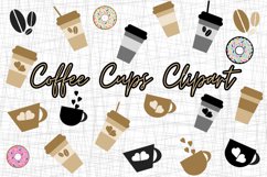 brown and black coffee clipart Product Image 1