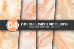 Beige Agate Marble Digital Paper Product Image 1