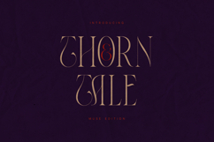 Thorn &amp; Tale Elegant Serif Font Product Image 1