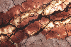Cracked Copper Vein Texture Abstract Background Product Image 1