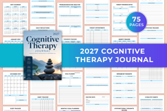 2027 Cognitive Therapy Journal | CBT Workbook &amp; Mental Product Image 1