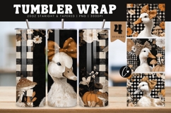 Fall Boho Duck Tumbler Bundle PNG Product Image 1