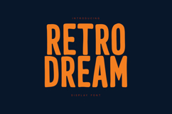 Retro Dream Vintage Display Font Product Image 1
