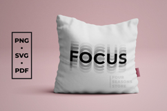 Focus Quote SVG PNG PDF Digital Download Product Image 2