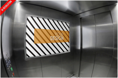 Poster Fisheye Effect Of An Elevator Product Image 1