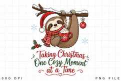 Christmas Winter Bouquet PNG, Holiday Floral Sublimation Product Image 1