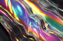 A wavy lines and iridescent colors Product Image 1