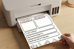 Blank paper print mockup Product Image 2