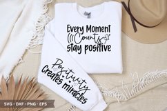 Positivity T-shirt Designs SVG Bundle, Sleeve T-shirt Product Image 7