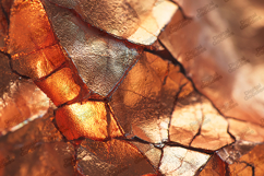 Intense Metallic Copper Foil Texture Close-up Product Image 1