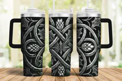 40oz Tumbler laser svg|Tumbler Celtic Knots Design Product Image 1